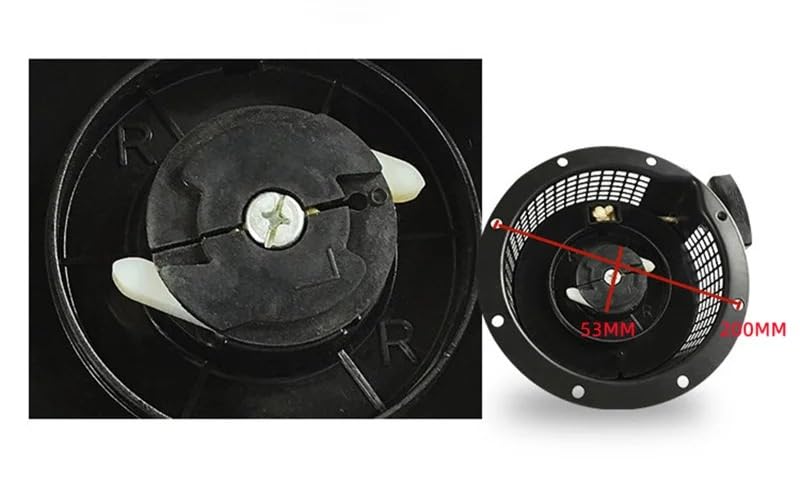 Trinquete de plástico Arranque Retroceso para Robin para Subaru EX35 EX40 404CC 14.0HP Mango Cuerda Agarre por Metal 4 Tiempos