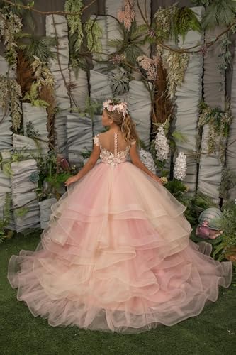 Tulle Flower Girl Dress Appliques - Ball Gown Dresses for Girls Flower Girl Dresses2