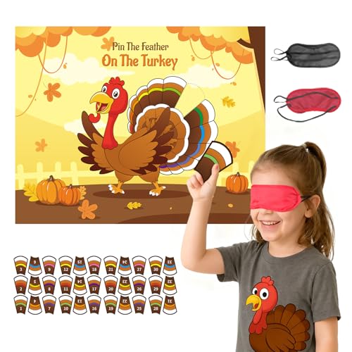 Haunt Couture Thanksgiving Kids Activity Game -...