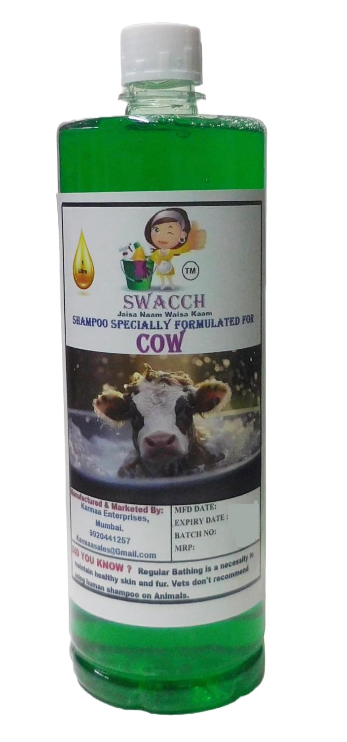 Shampoo Specially Formulated for Cow (1 Litre) Neem Alovera