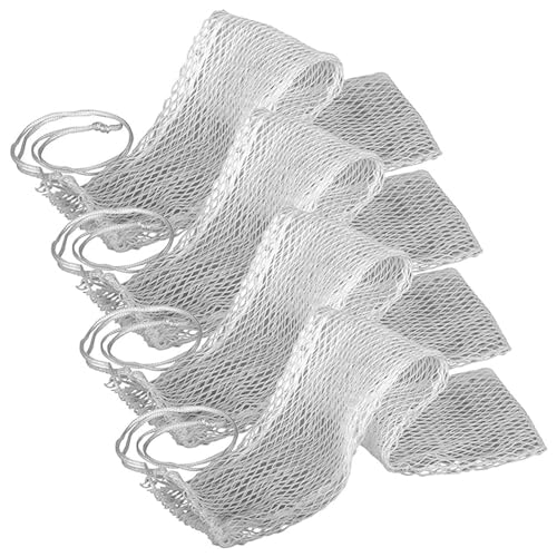 Space Home - 4X Malla de Cocción de 2Kg - Malla Garbanzos, Adaptada para Cualquier Tipo de Olla de Cocción para Cocido Verduras,Legumbres,Garbanzos - Sacos para Cocinar - Red para Cocer Verduras