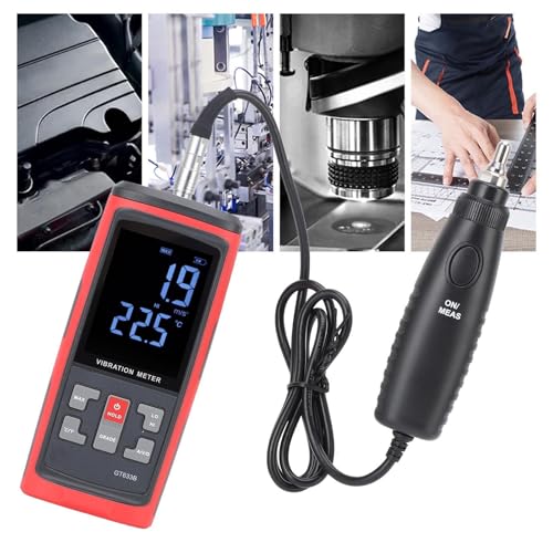 Compteur de vibrations à écran LCD couleur pour contrôle de déplacement - 2