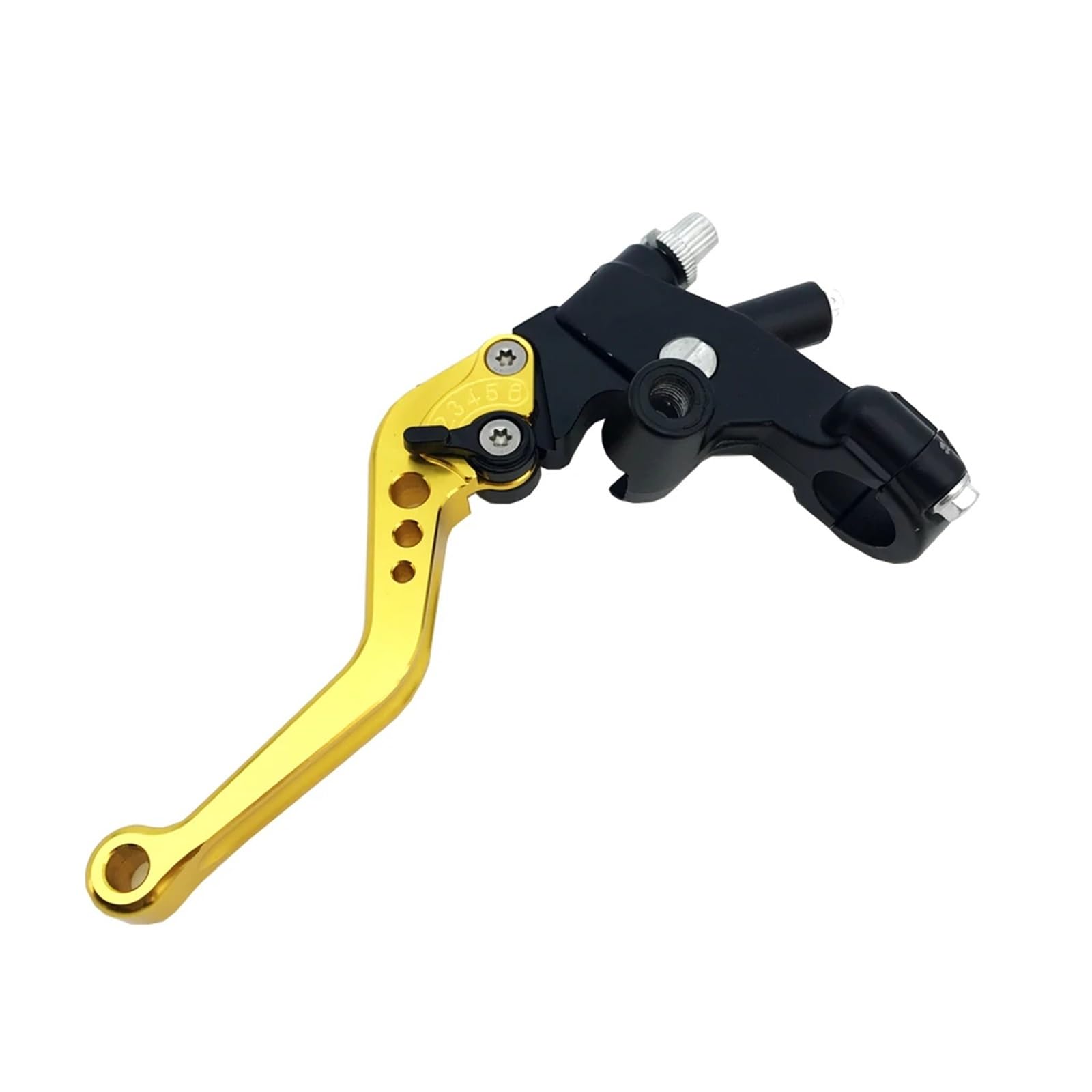 Twixral Motorbike Brake Levers Universal Motorcycle 22MM 7/8" Handlebar Clutch Levers for Honda for Suzuki for Yamaha D10(Gold)