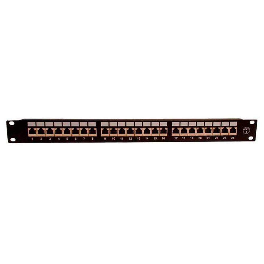 PAT-06024-FT Patch Pannello 24 Porte Cat 6 FTP, Multicolore
