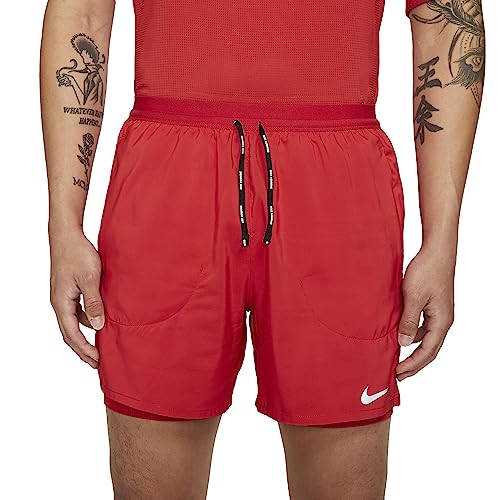 Nike Flex Stride Men's 5" 2-in-1 Running Shorts (as1, Alpha, l, Regular, Regular, University Red/University Red)2