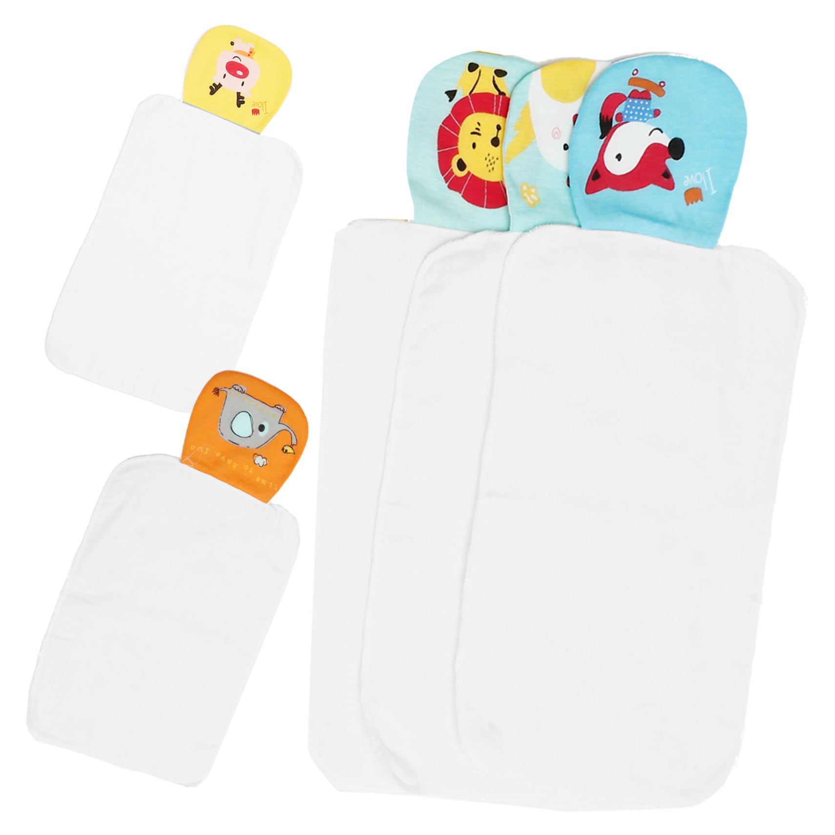 ibasenice 15 Pezzi Asciugamano Sudore Asciugamano Assorbente Del Sudore Di Cotone Panno Per Rutto Per Bambini Bavaglini Per Salviette Panno Per Il Viso Posteriore Per Neonato