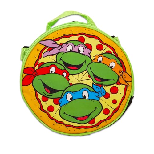 Teenage Mutant Ninja Turtles Backpack and Lunch Box for Boys - Bundle with 16” TMNT Backpack for School, Lunch Bag, Stickers, More | TMNT School Bag Set3