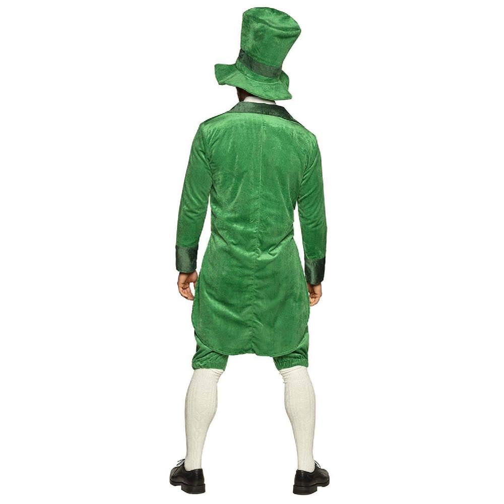 Boland - Kostium Leprechaun, czapka, kurtka i spodnie dla dorosłych, leprechaun, skrzat, Dzień Świętego Patryka, przebranie, karnawał, kostium, karnawał, bal przebierańców