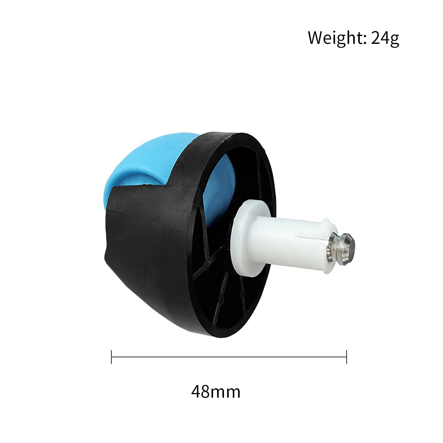 FFYan 1pcs Ruota Anteriore di Ricambio per Cecotec Conga 3090 Aspirapolvere Ruota Castor parti