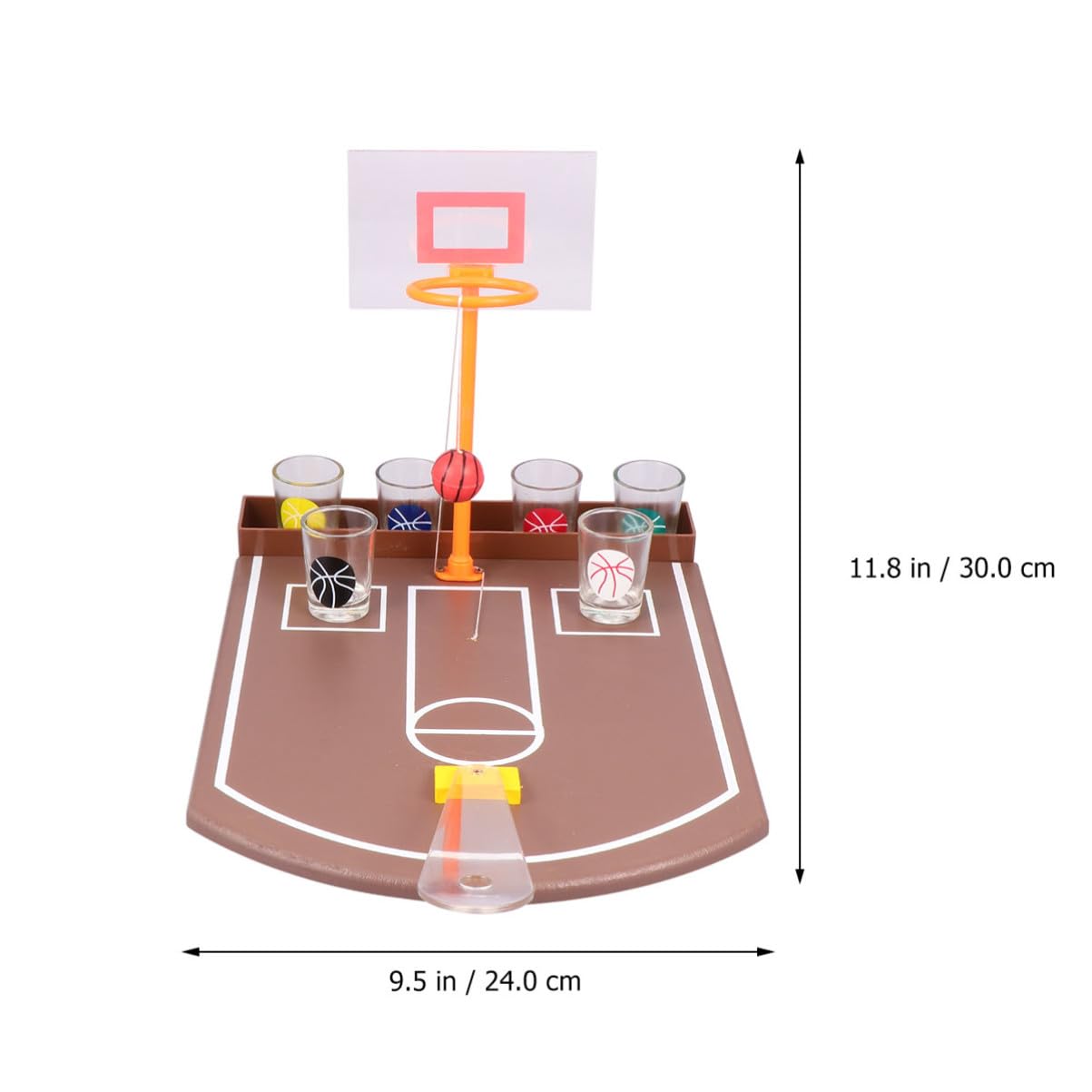 Gioco da Tavolo Basket Desktop per Bere Alcolici, Giocattolo Creativo in Acrilico per Bar, Facile da Giocare per Feste e Intrattenimento di Gruppo