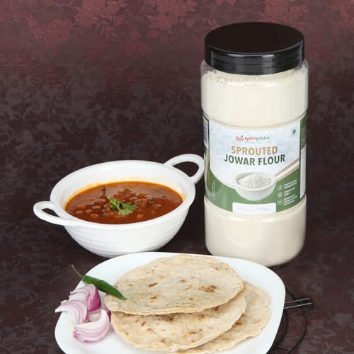 Image of Nutriplato-enriching lives Sprouted Jowar Flour, 700g (Pack of 2)