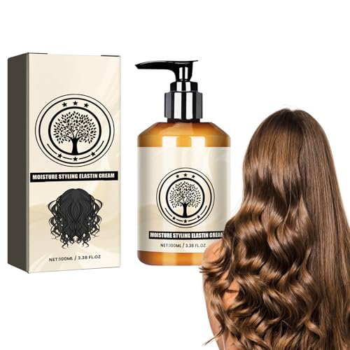 Crema Elástica Hidratante De Volumen Marroquí Estereotipada De Larga Duración, 100ml Crema Elástica Marokkanische, Acondicionador Elástico Estereotipado Für Trockene, Beschädigte Haarpflege