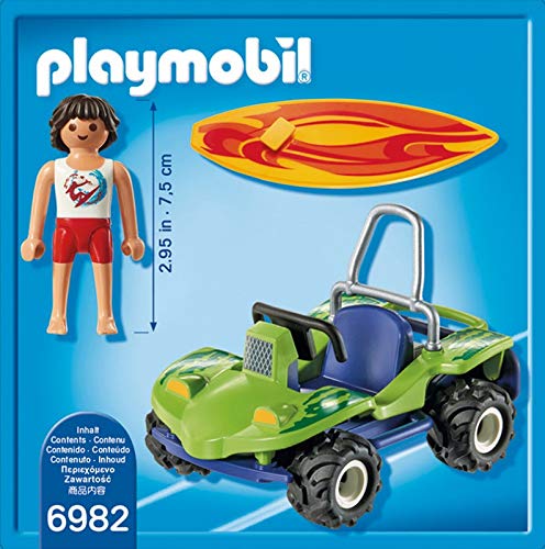 Playmobil 6982 Family Fun Surfer with Beach Quad, Fun Imaginative Role-Play, PlaySets Suitable for Children Ages 4+
