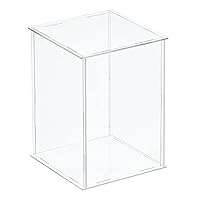 Vista 14 de MECCANIXITY Estuche de exhibición transparente, caja de acrílico para ensamblar caja a prueba de polvo, 7.9 x 7.9 x 11.8 pulgadas