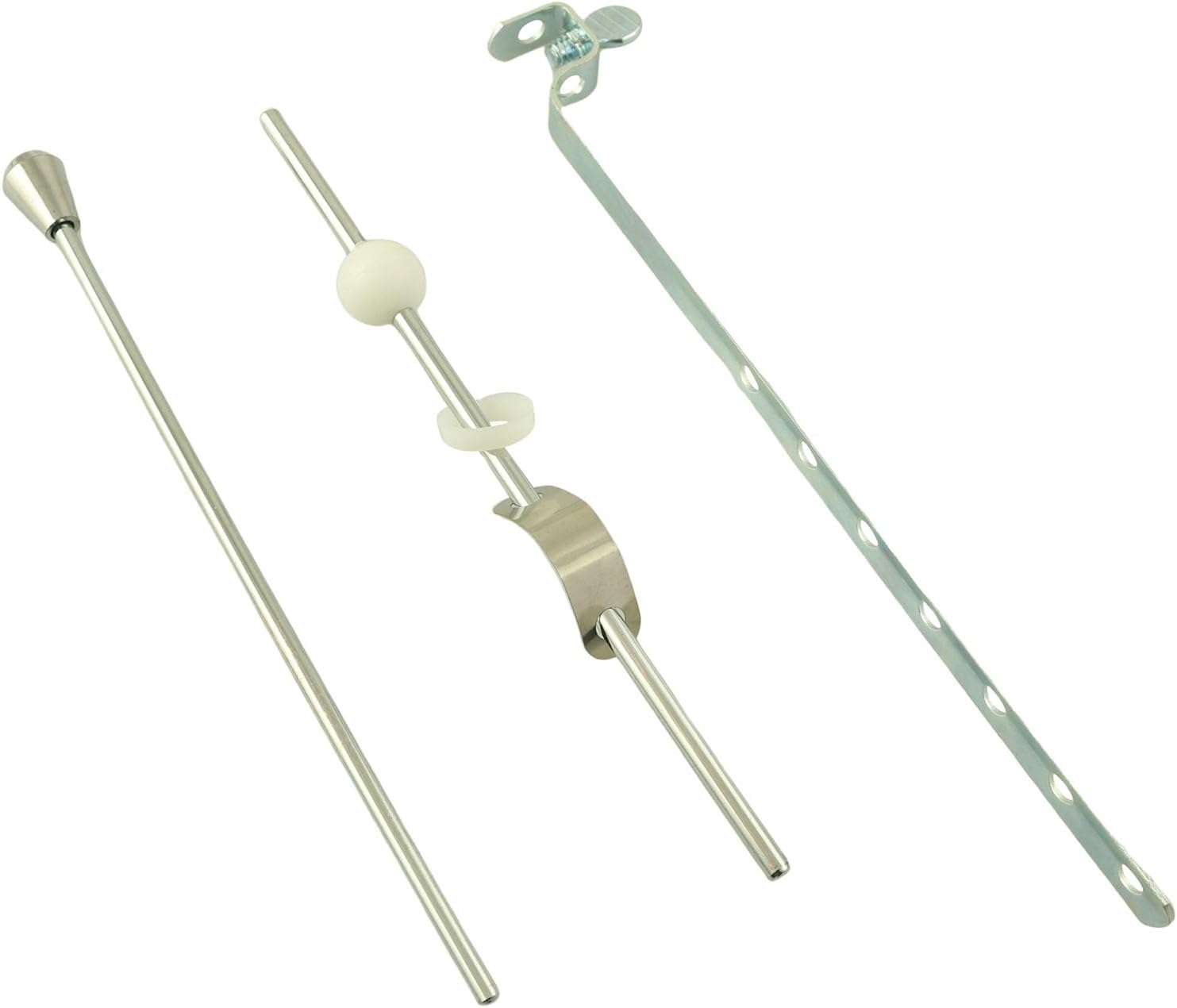 TAODAN 2 Sets Basin Pull Down Drainage Device Iron Three-piece Set (Ball Diameter 1.7cm) Basin Sink Drain Accessories Pulling Rod with Ball Crossbar Pivot Rod Bathroom Sink Repair Kit