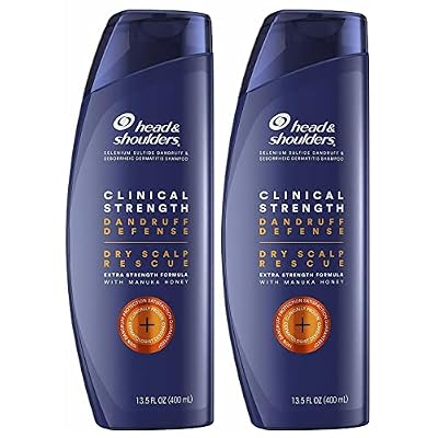 Head and Shoulders Anti Dandruff Clinical Strength, Seborrheic Dermatitis Shampoo, 3.5 Fl Oz (Pack of 2)