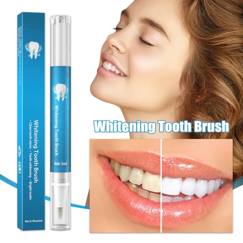Image of Teeth Whitening Pen (2 Pcs), 20+ Uses, Teeth Whitening Brush Pens Kit, Teeth Whitening Gel Pen Teeth Whitener, Effective, Painless, No Sensitivity, Travel-Friendly, Easy to Use, 2 x 5ml