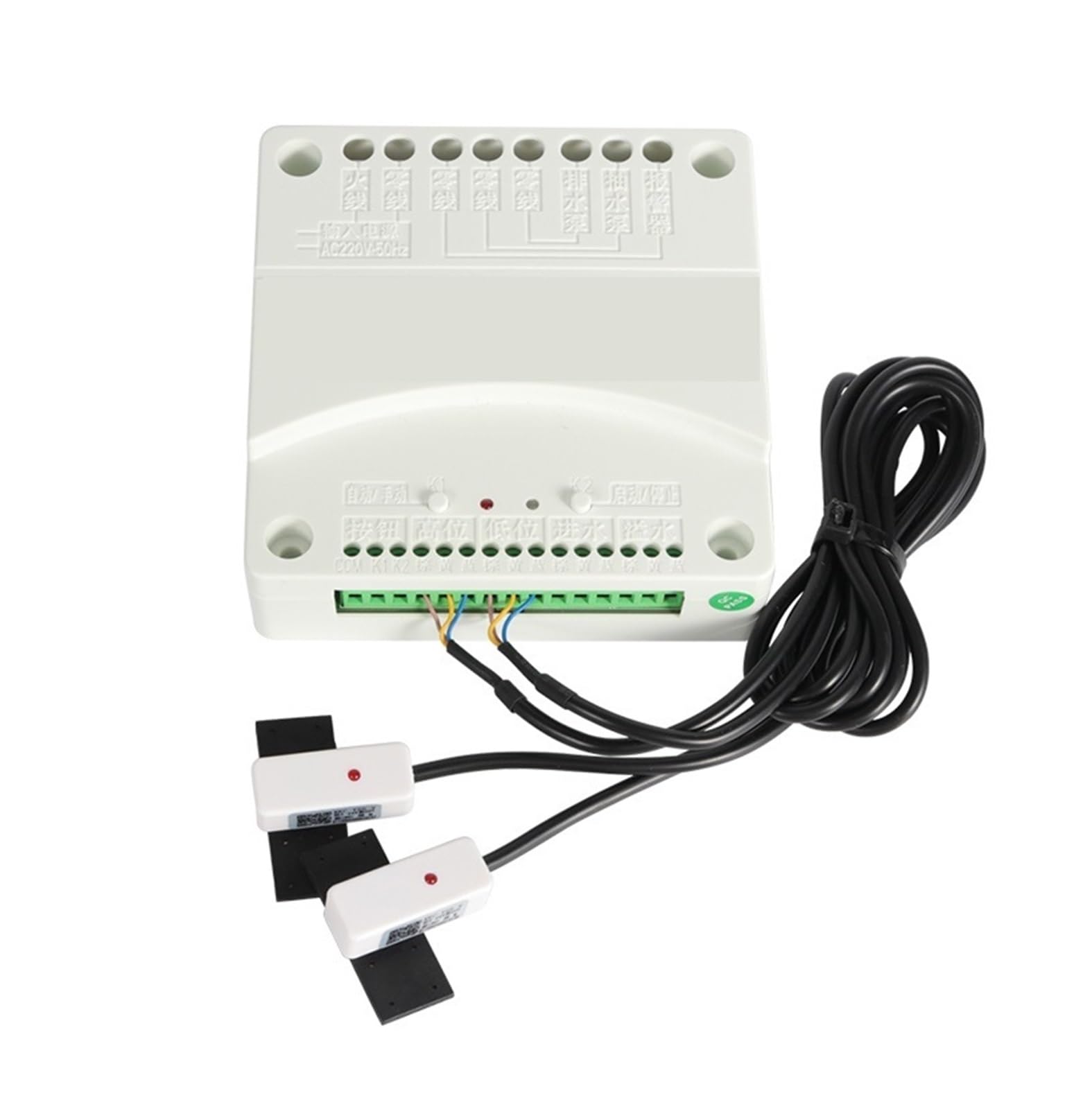 Sensore di livello acqua, XKC-C383 Regolatore automatico del livello del liquido di drenaggio del pompaggio 'acqua, controllori dei sensori di livello 'acqua opzionali(12v24v-3P overflow)