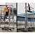 DCHOOD Scaffolding Platform Heavy Duty Steel Electric Lifting Scaffold, Foldable Lifting Platform Scaffold Tower Construction Lift Loader Elevator with Swivel Casters Scaffold