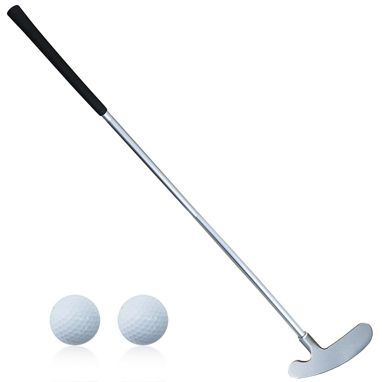 Putter de golf bidireccional para jóvenes principiantes 33 pulgadas con 2 pelotas de golf