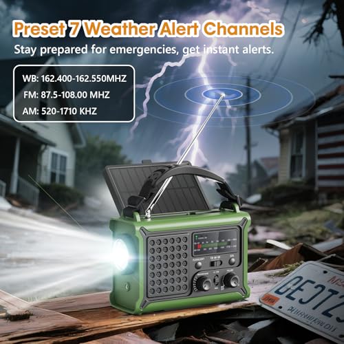 Portable Home Weather Radio Emergency