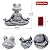 Goodeco Meditating Yoga Frog Statue - 12.5" Lx10 H for Home, Garden & Gifts