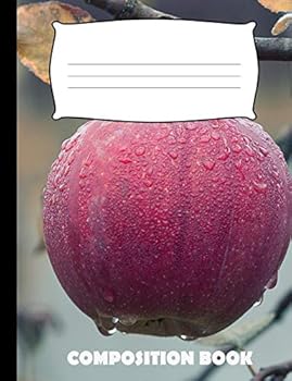 Composition Book: Apple Composition Notebook Wide Ruled