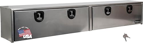 Buyers Products Topsider - Caja de herramientas de almacenamiento para camioneta, caja de herramientas para remolque, caja de herramientas de