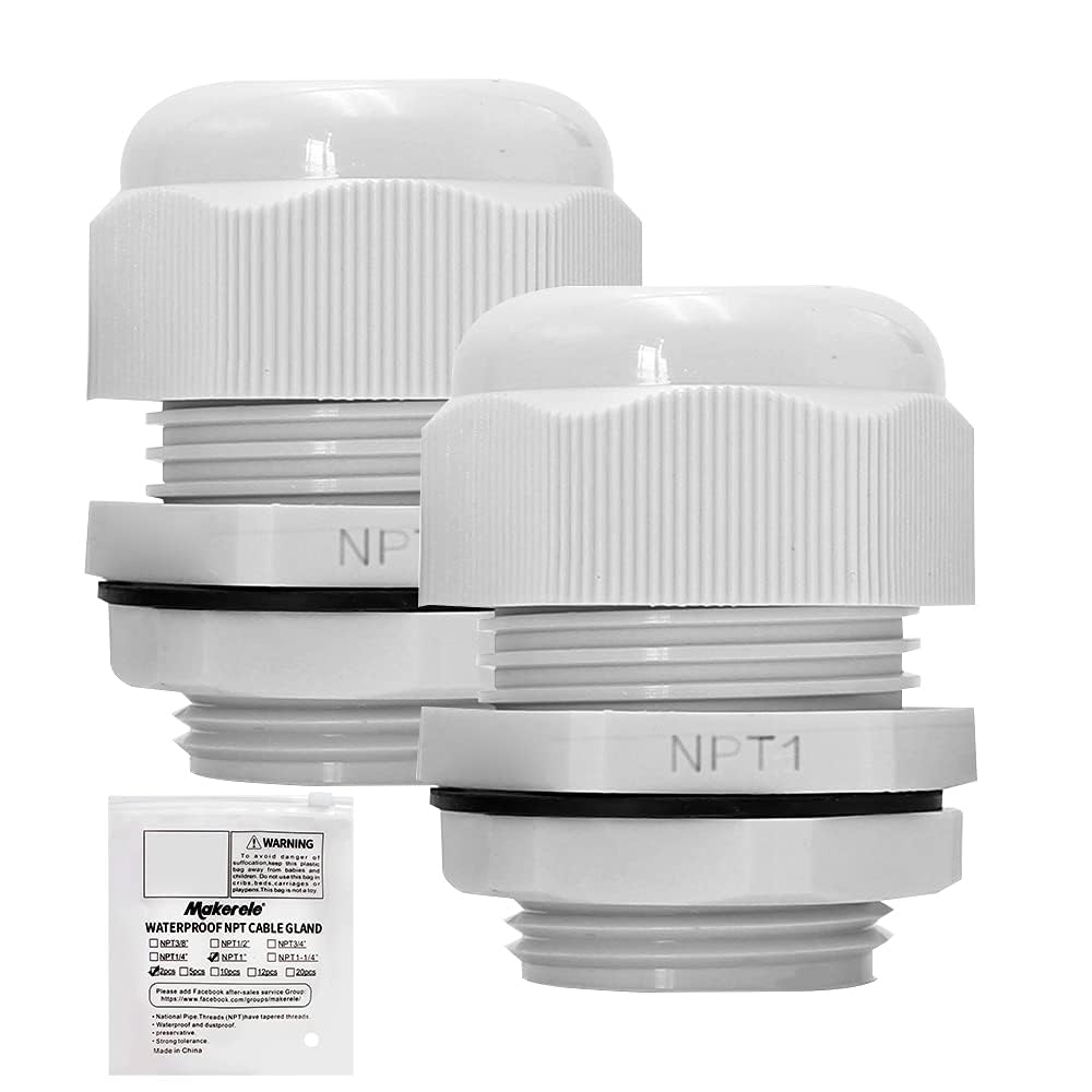 MAKERELE Cord Grip NPT Cable Glands Kit for Electrical Waterproof Box — Amazon image 29