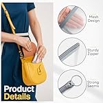 EASYFUN Mesh Zipper Bag Purse Organizer Pouches Makeup/Cosmetic Bag Travel Toiletry Bag Coin Pouch Daily Accessories - Image 3