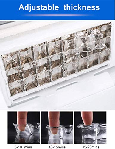 Máquina portátil de hielo para mesa con cubos en 6 minutos miniatura 6