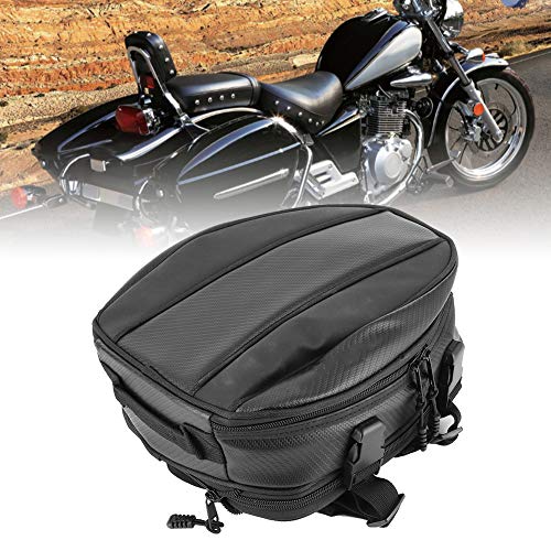 Fydun Borsa da sella posteriore per moto, borsa da...