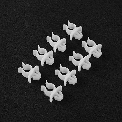 Fastener & Clip 20Pcs/Lot 8mm Plastic Car Hood Support Prop Rod Clip Buckle 65722-01E00 for Nissan Automobile Car Accessories Clamp White