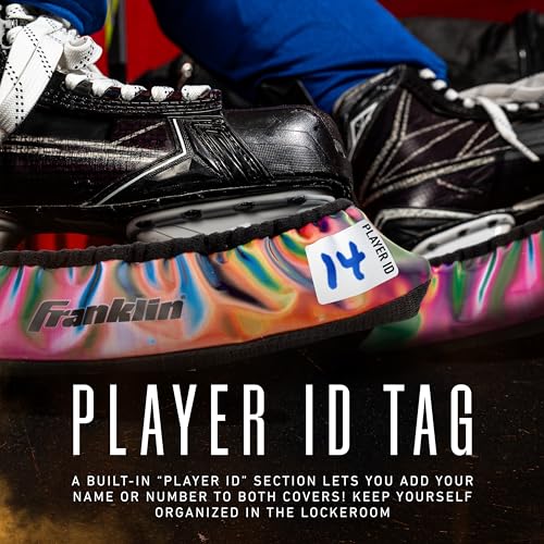 Franklin Sports NHL Hockey Skate Guards - Blade Covers for Ice Hockey Skates - Youth Soakers for Kids - Senior Size for SR5.5 - SR12