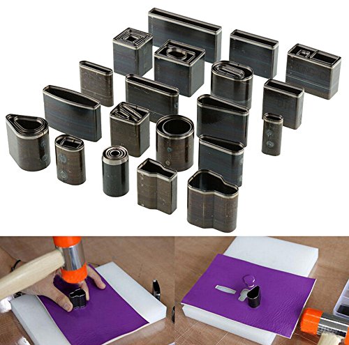 39 Shape Style One Hole Hollow Punch Cutter Tool Leather Craft Set DIY For Handmade