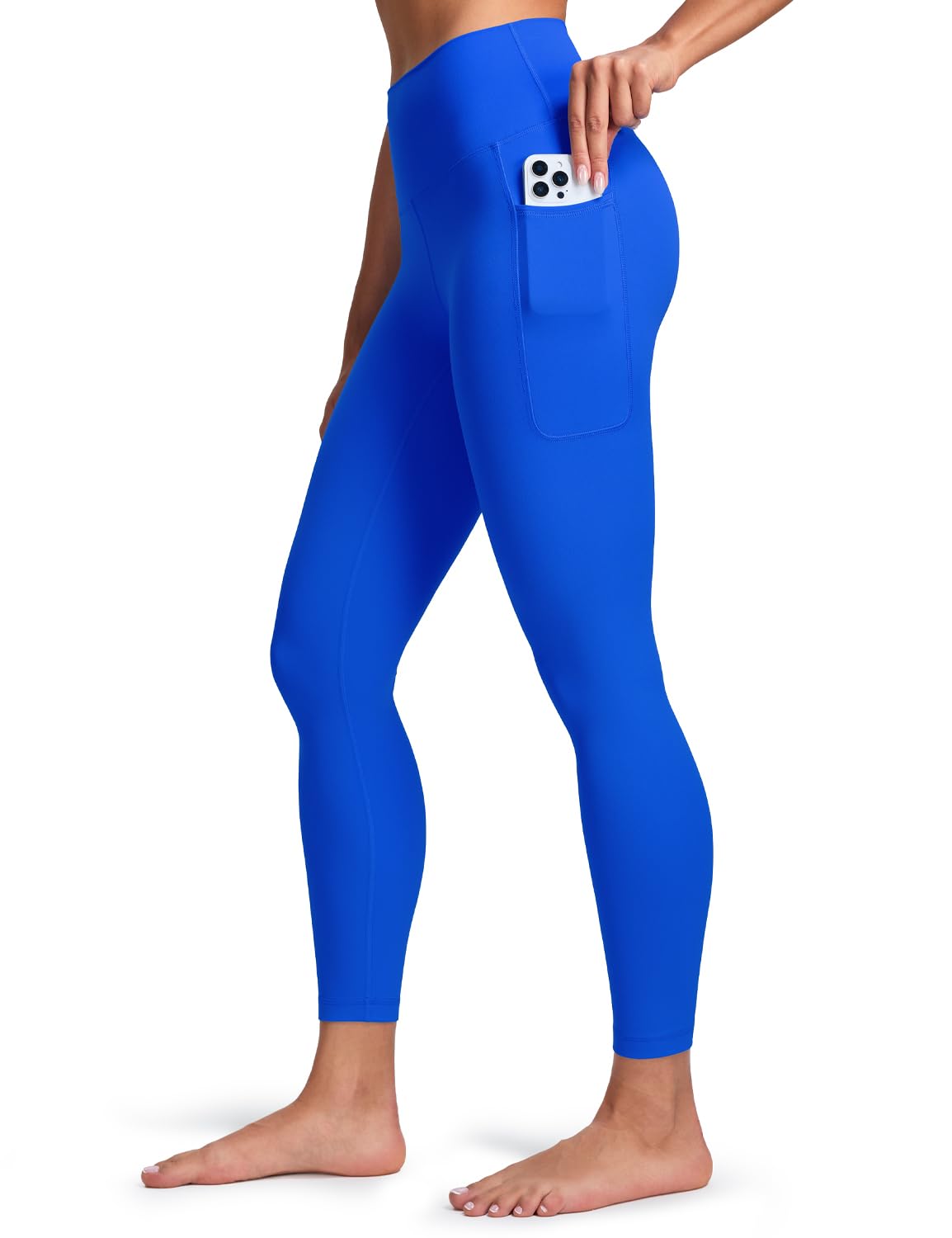 HeyNuts Pro Leggings with Pockets 25'', High Waisted 7/8 Workout Pants