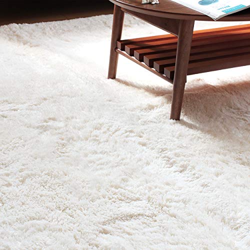 快適ホームズ シャギーラグ ペコラ L 190×240cm アイボリー PECORA-L IV