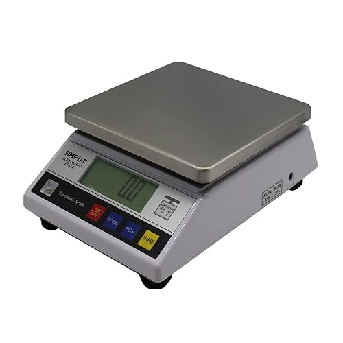 Alta Precisión 10 kg x0.1g Digital Accurate Equilibrio con contador Lab Escala