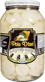 Palmito Em Rodelas 1.8Kg Pupunha Pote D´Oro