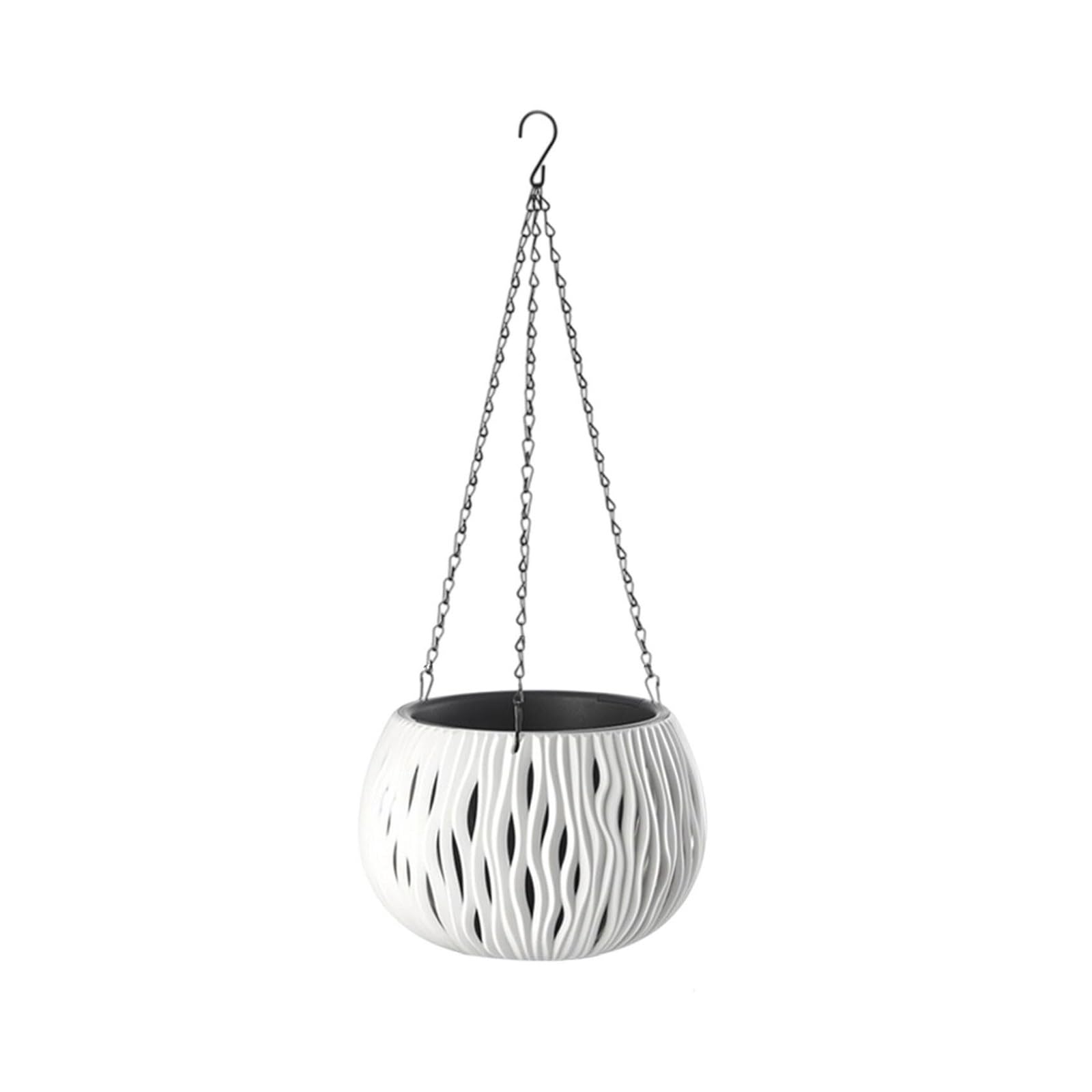 Lkvent Hanging Flower Basket Planter Pots Plastic Flowerpots plant pots