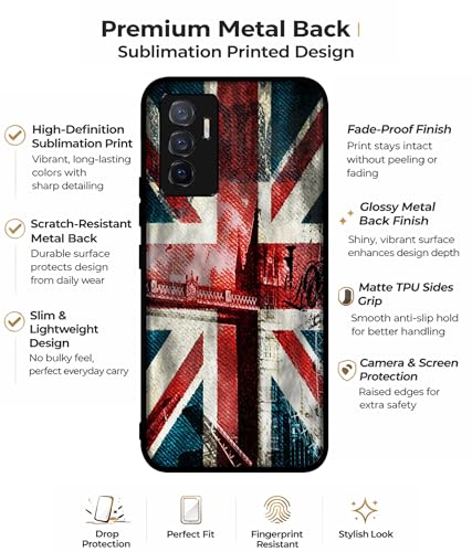 Image of Music Men Design Premium 2D Printed Metal Back Case Cover for Vivo V23E 5G / Y75 4G