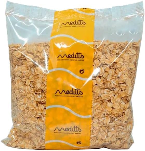 Meditts - Copo de Avena Sin Gluten 500 gr | 100% Natural | Fuente de Fibra y Proteínas | Ideal para Desayunos, Batidos y Repostería | Apto para Dietas Veganas y Vegetarianas