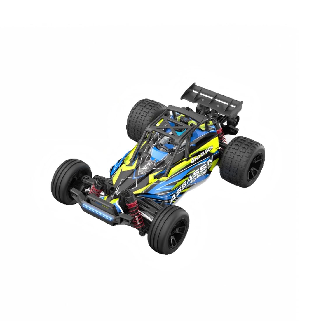 RC Drift Car 1:18 fino a 40 km/h, blu/giallo