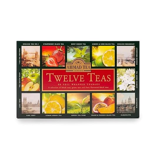 Ahmad Tea Cofanetto Selezione Tè 12 Gusti