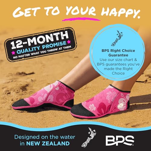 Image of BPS 'Aqua Series' 3mm Neoprene Water Socks for Sand, Beach, Soccer, Volleyball, Wetsuit Booties