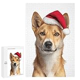 【Une pièce mémorable】 : faites plaisir et défiez votre famille et vos amis en reconstituant cet incroyable puzzle de Dingo with Santa Hat Portrait 1000 PCS. Ramenez à la maison des heures de plaisir et de divertissement que tout le monde appréciera.