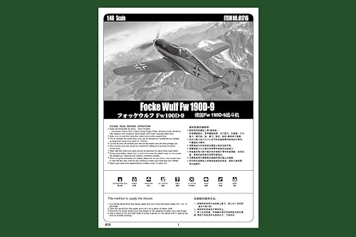 Miniatura 5 de Hobby Boss Kit de construcción de modelo de avión Focke-Wulf FW 190D-9