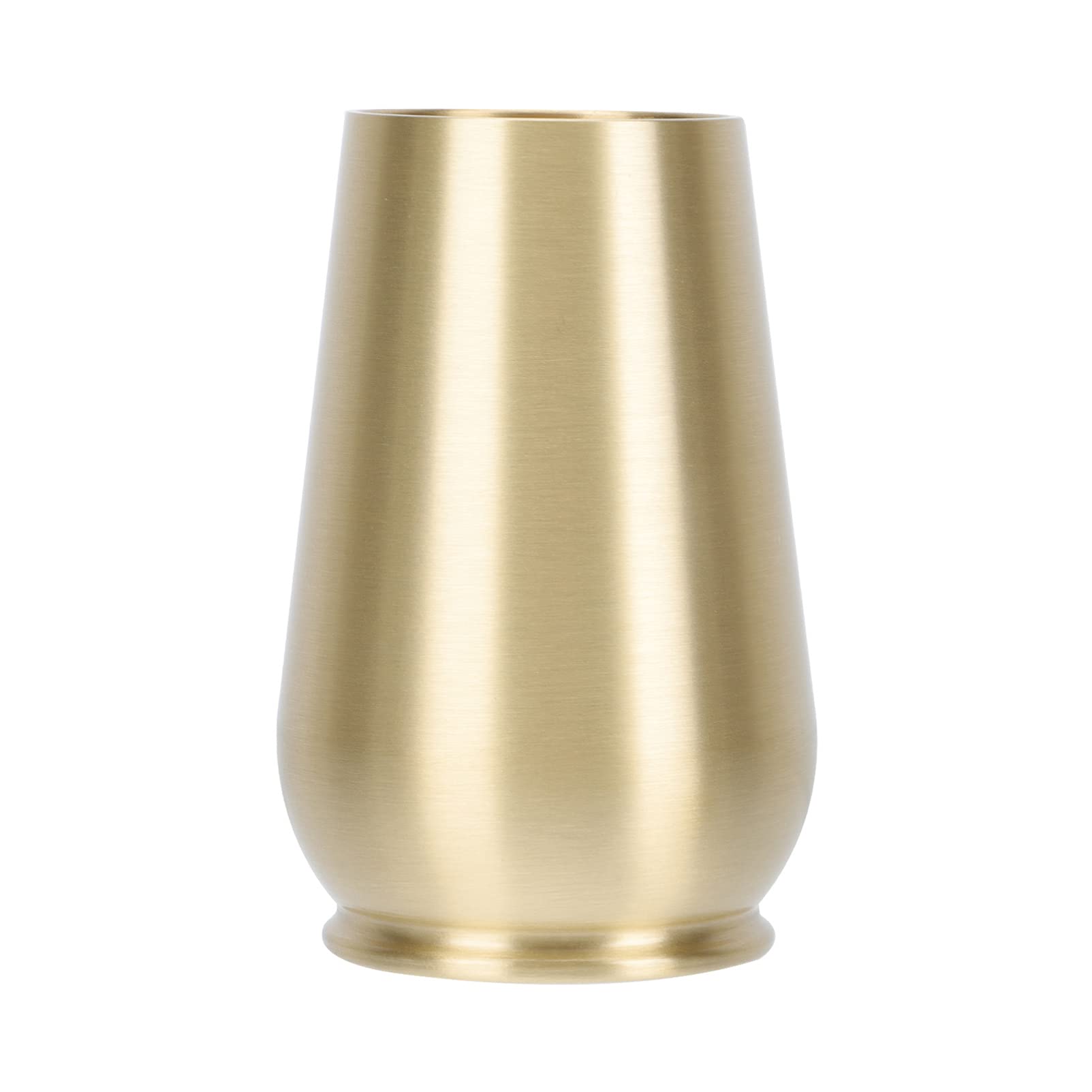 Cabilock 1pc Copper Tea Cylinder Vase Flower Bottle for Tea Accessories Elegant Storage Container