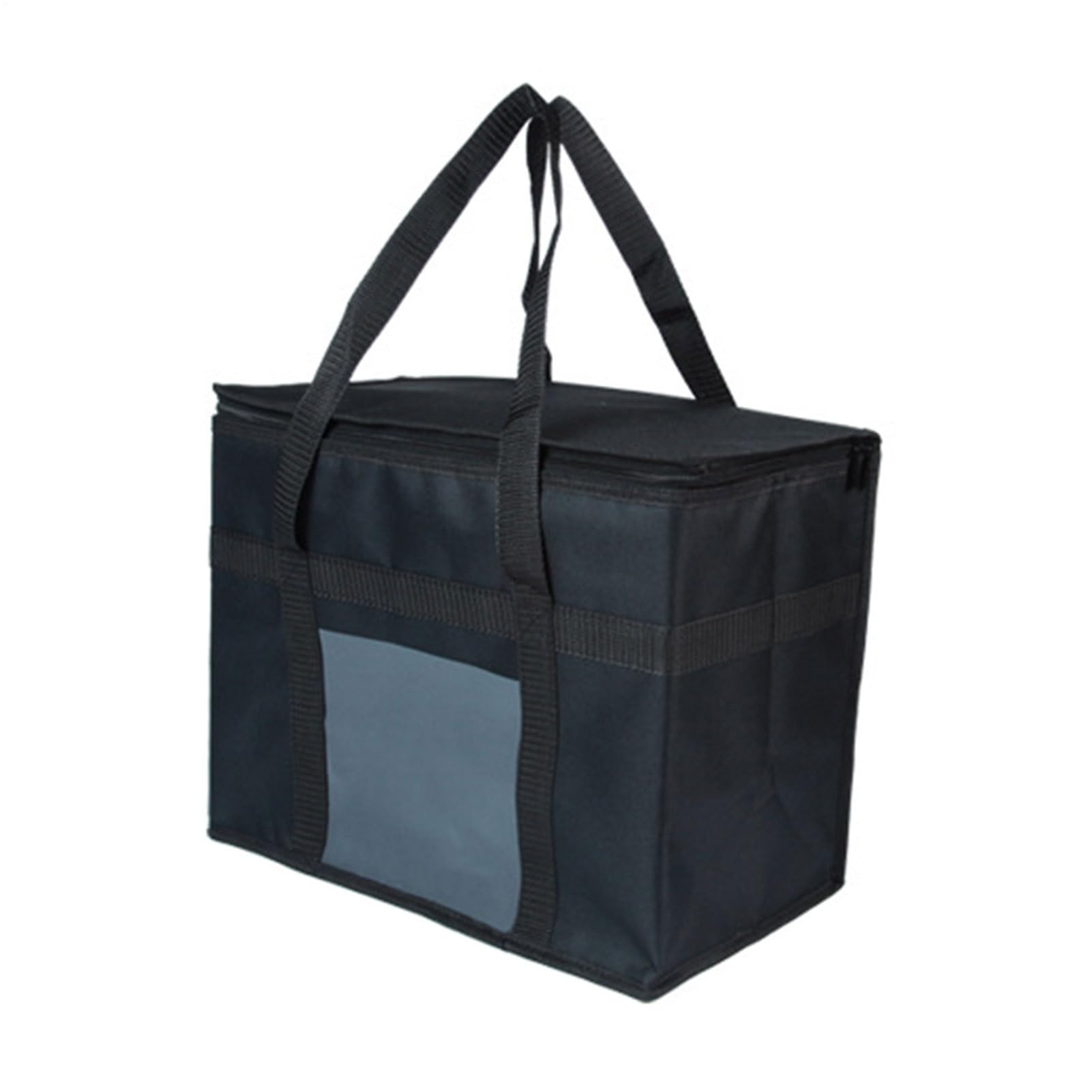 Spacious Camping Bag, Insulated Cooler, 18.12 Inches Foldable Container with Waterproof Oxford, Portable Handheld Bag with Zipper Closure, Reusable Food Storage with Thermal Protection Outdoor Picnic