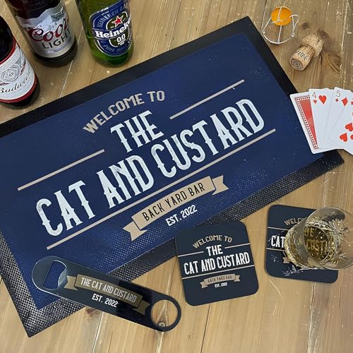 Personalised Bar Accessories For Home Pub - Bar Gift Set Elevate your home pub accessories with our premium Personalised Bar Accessories Gift Set. (Bar Blade Opener)